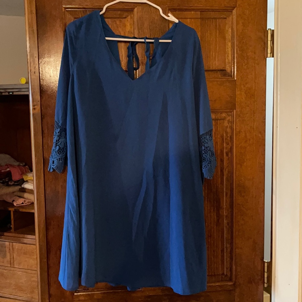 Blue dress